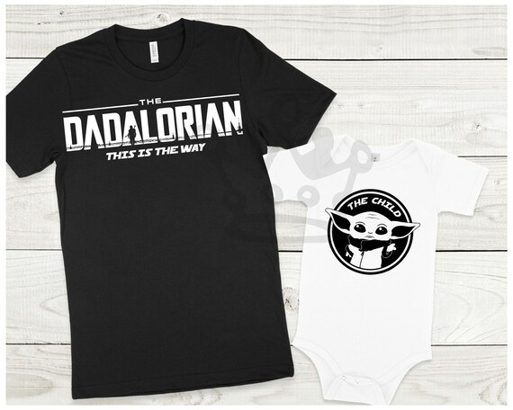 Dadalorian shirt and the child Clearance
