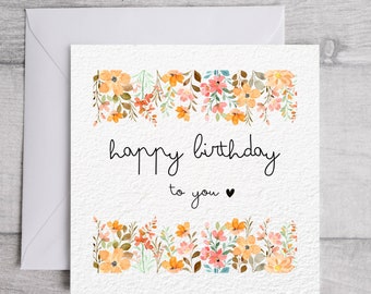 Happy Birthday to you Card