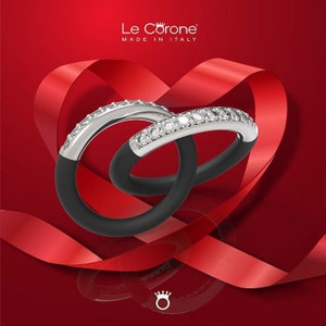 Weiße CZ Ringe, Steinring, Geschenk für sie, silberner Ring, Frauen Schmuck, verstellbarer Ring, Silikonring, Frauentag Ring, Minimalistischer Schmuck