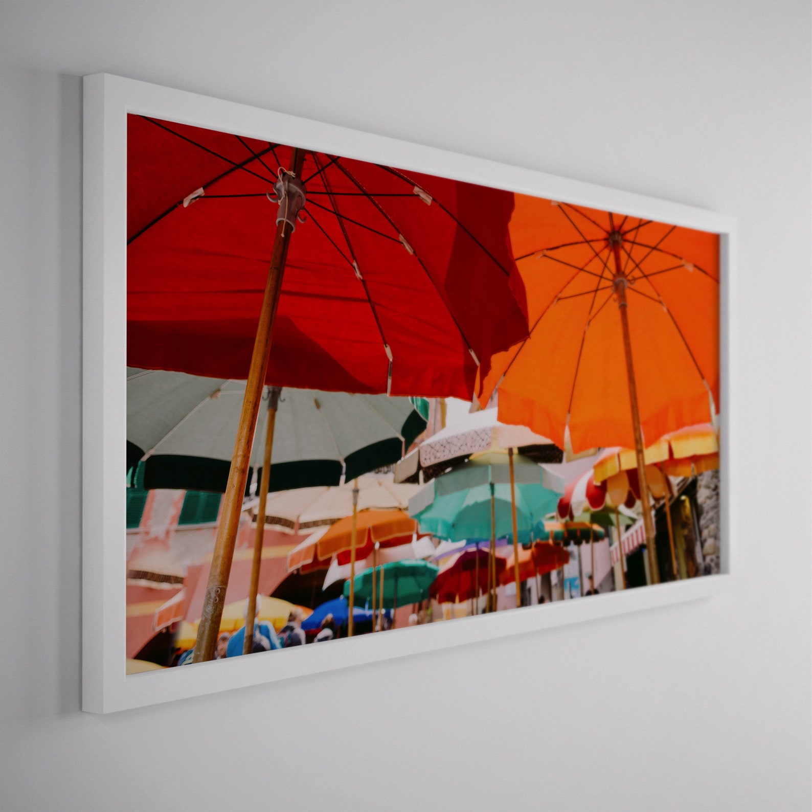 Umbrella Italy Beach Wall Print. Digital Download. Italy Wall | Etsy