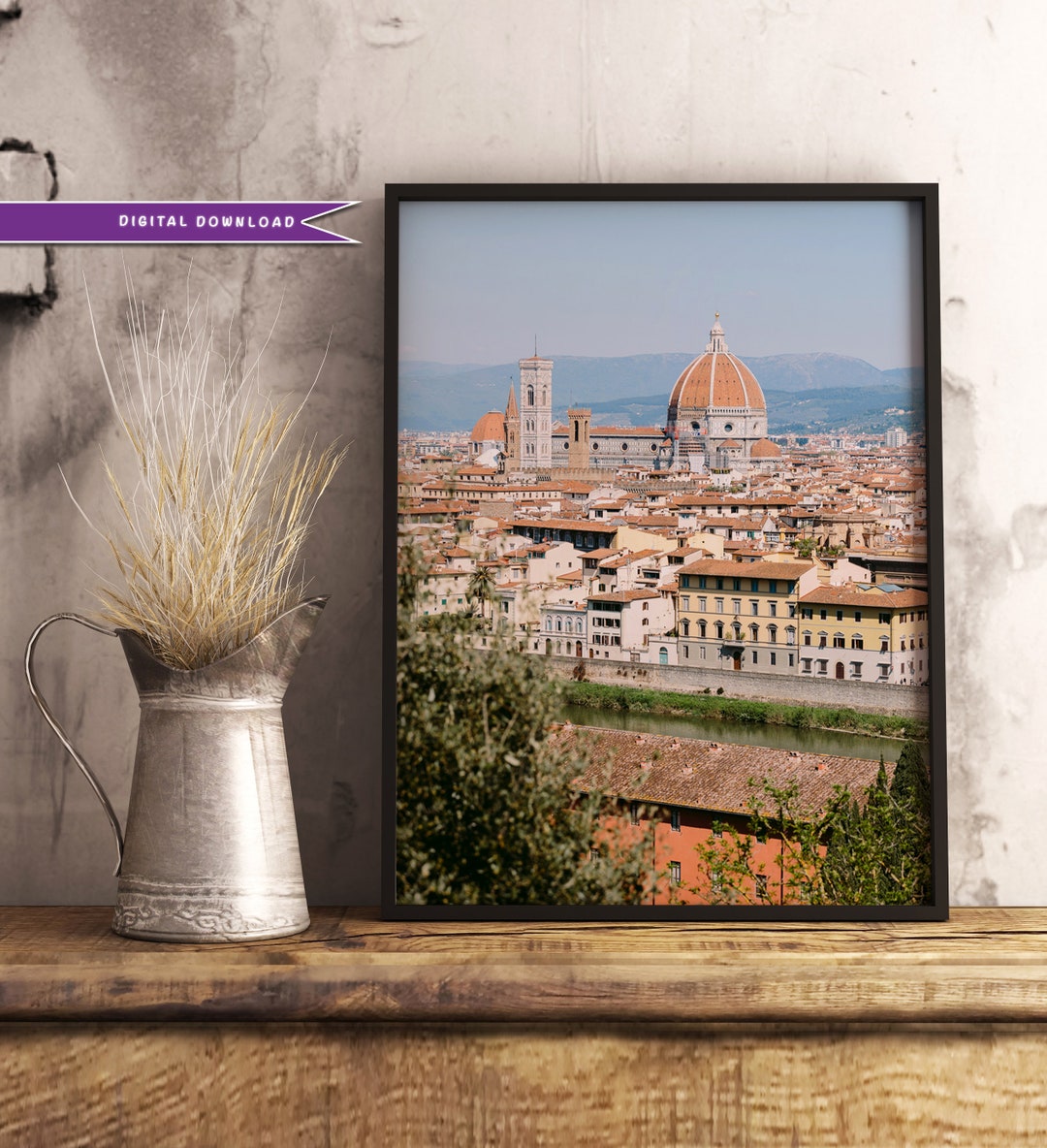 Italy Wall Art Florence Art Print Gift for Wall Etsy