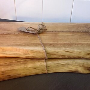 Oak chopping board large live edge