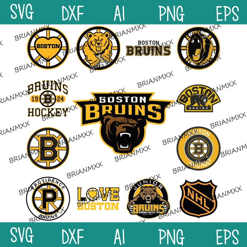 Boston Bruins Logo Nhl Hockey Svg Cut File For Cricut Files Etsy