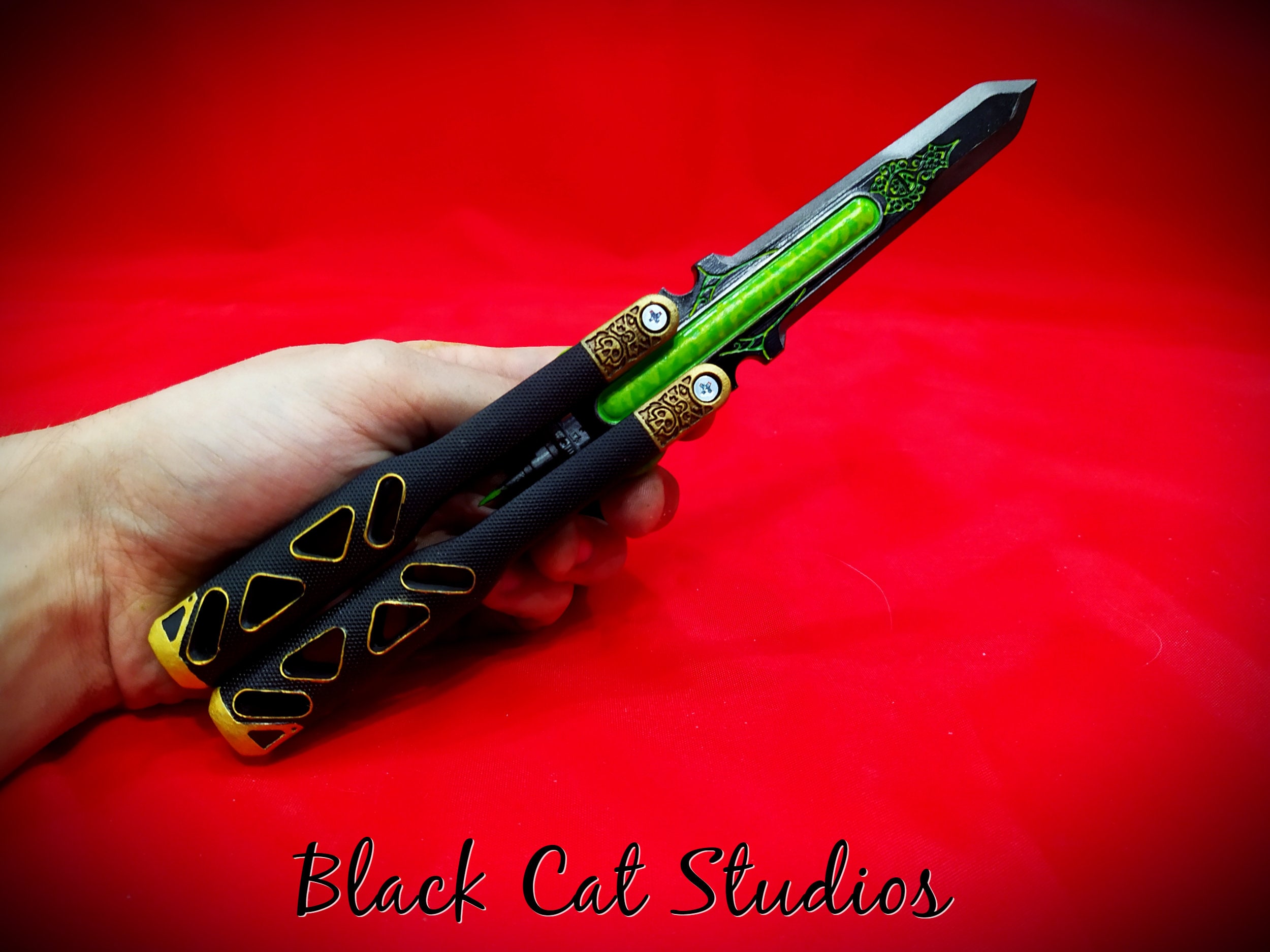 Apex Legends Octane Heirloom Butterfly Knife props cosplay Etsy