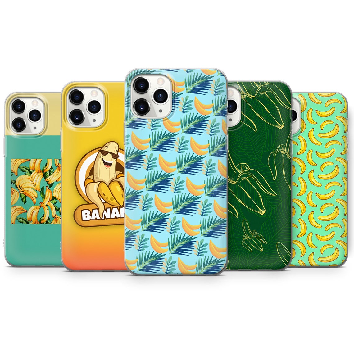 Banana Phone Case Cute Fruit fits for iPhone 8 XS XR 11 Etsy