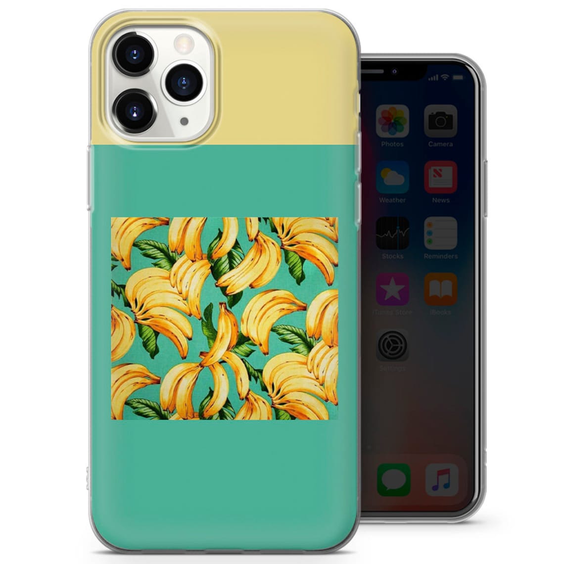 Banana Phone Case Cute Fruit fits for iPhone 8 XS XR 11 Etsy