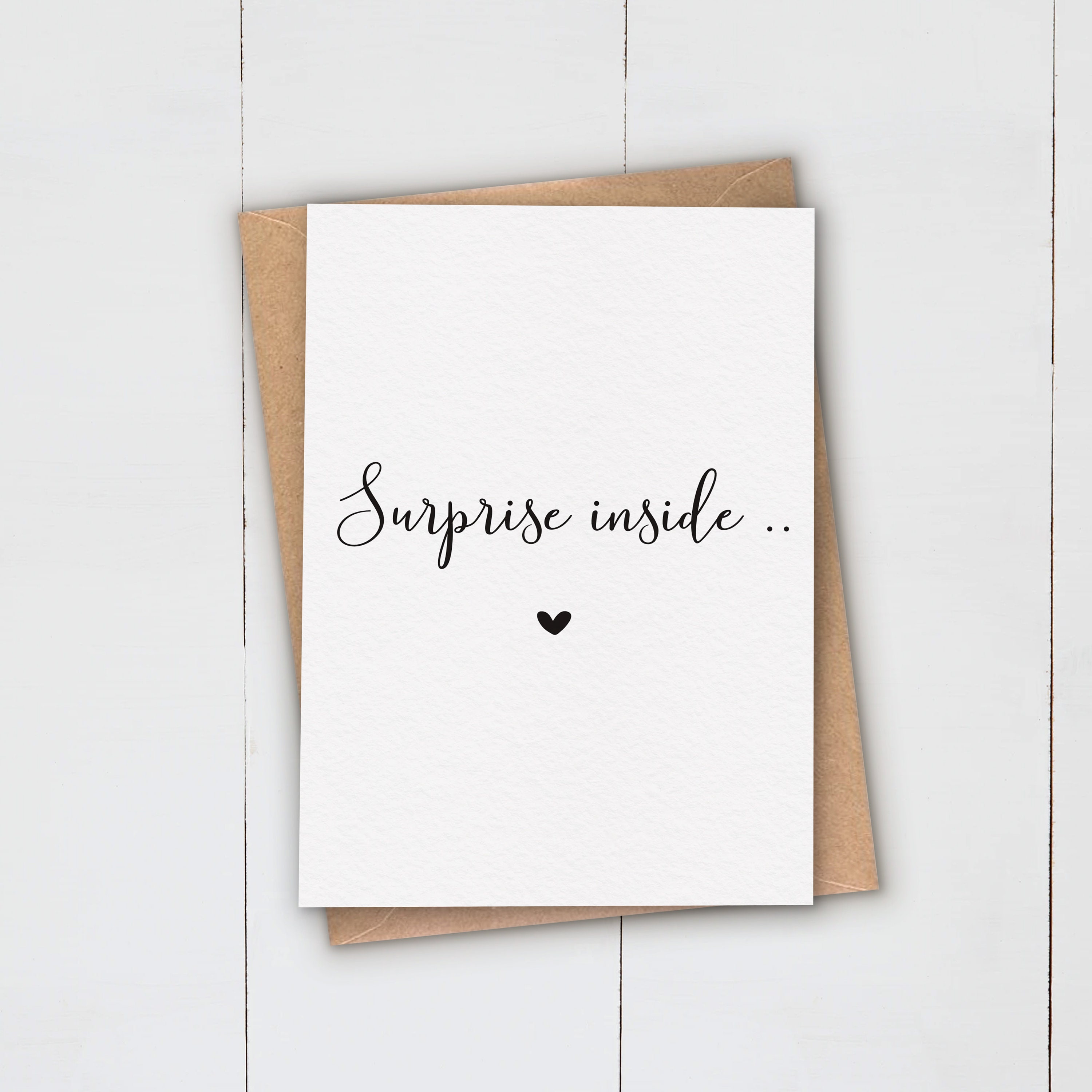 Surprise Card | Etsy