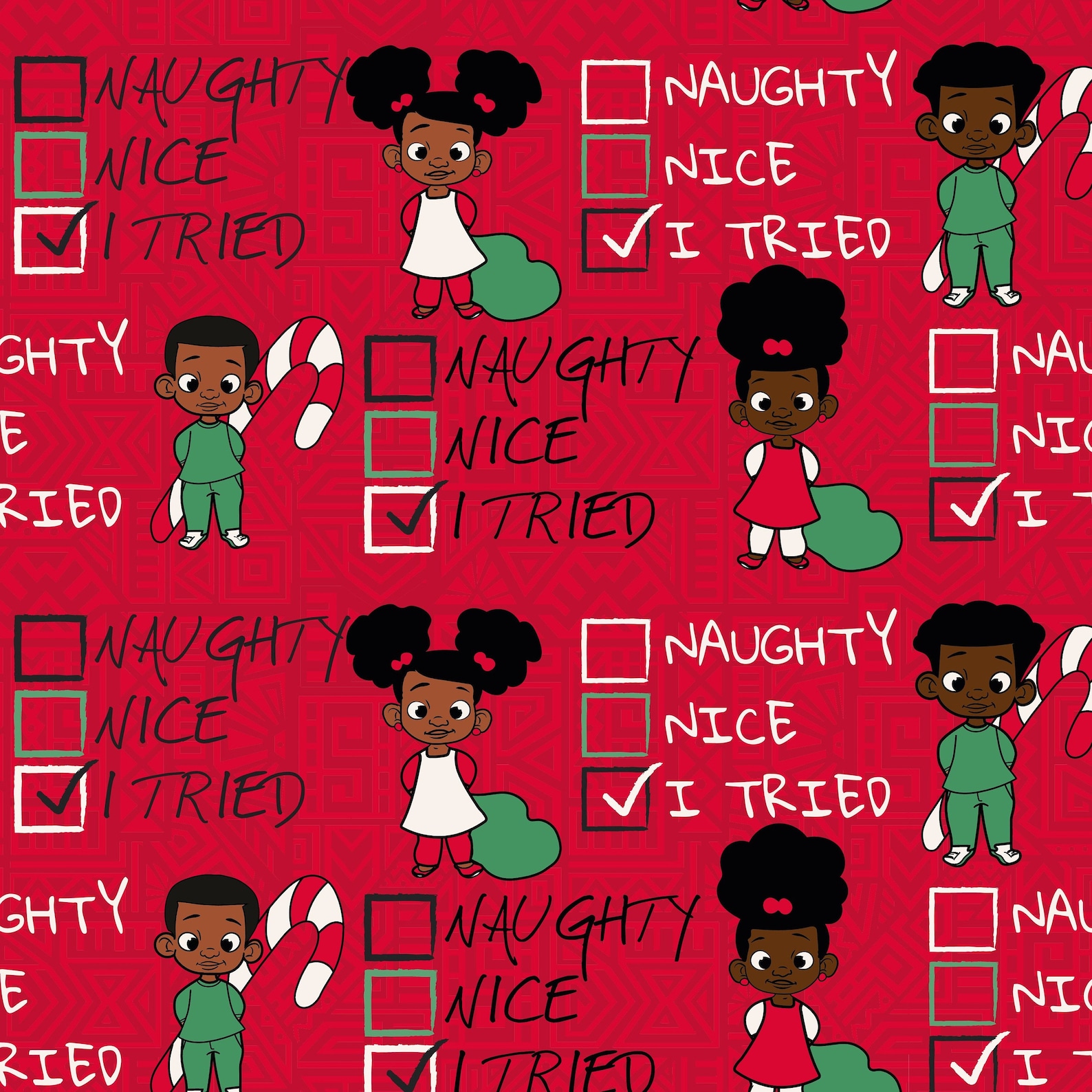 African American Wrapping Paper Black Wrapping Paper Black Etsy