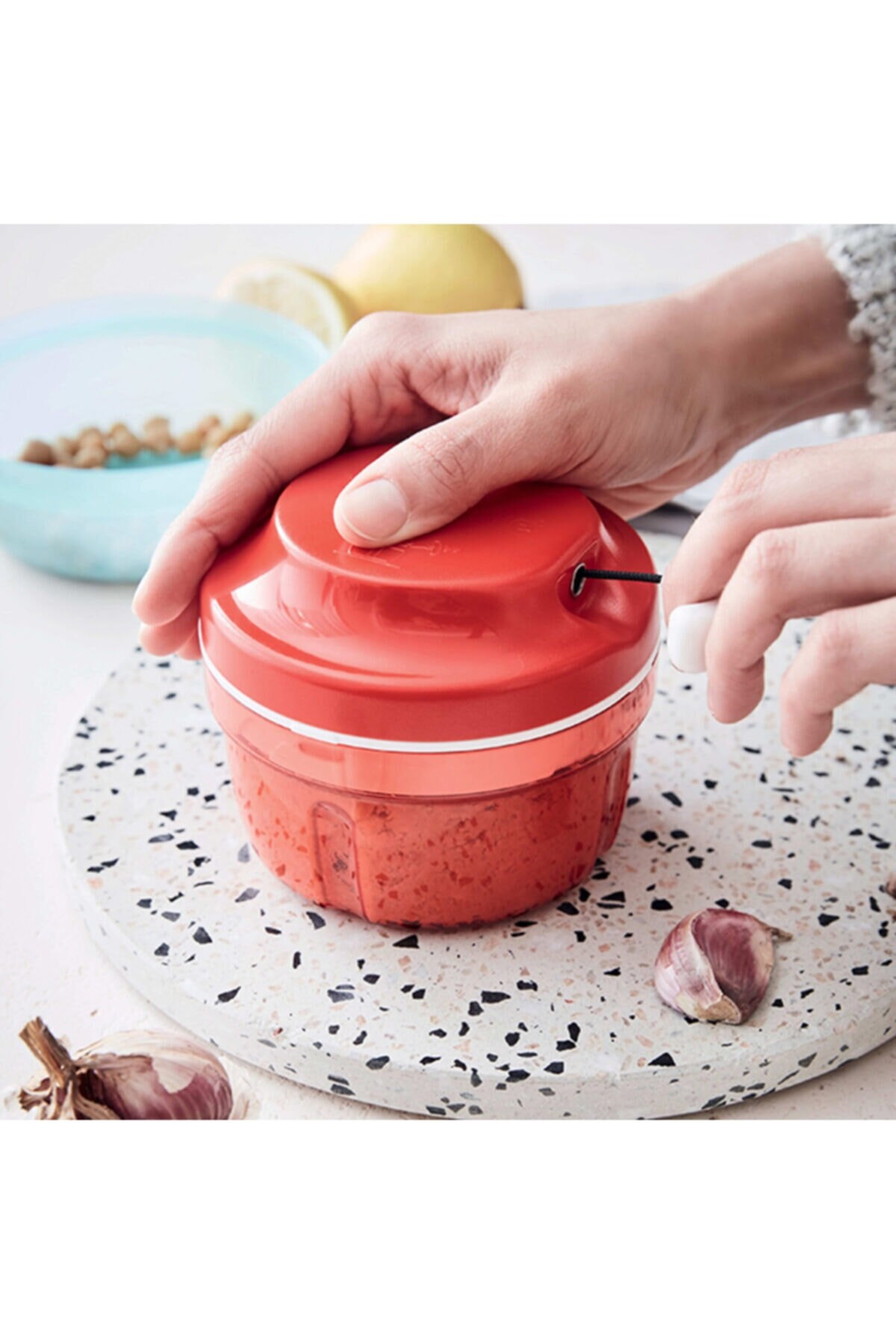Tupperware Chop 'N Prep Chef in Salt Water Pink/Red Etsy