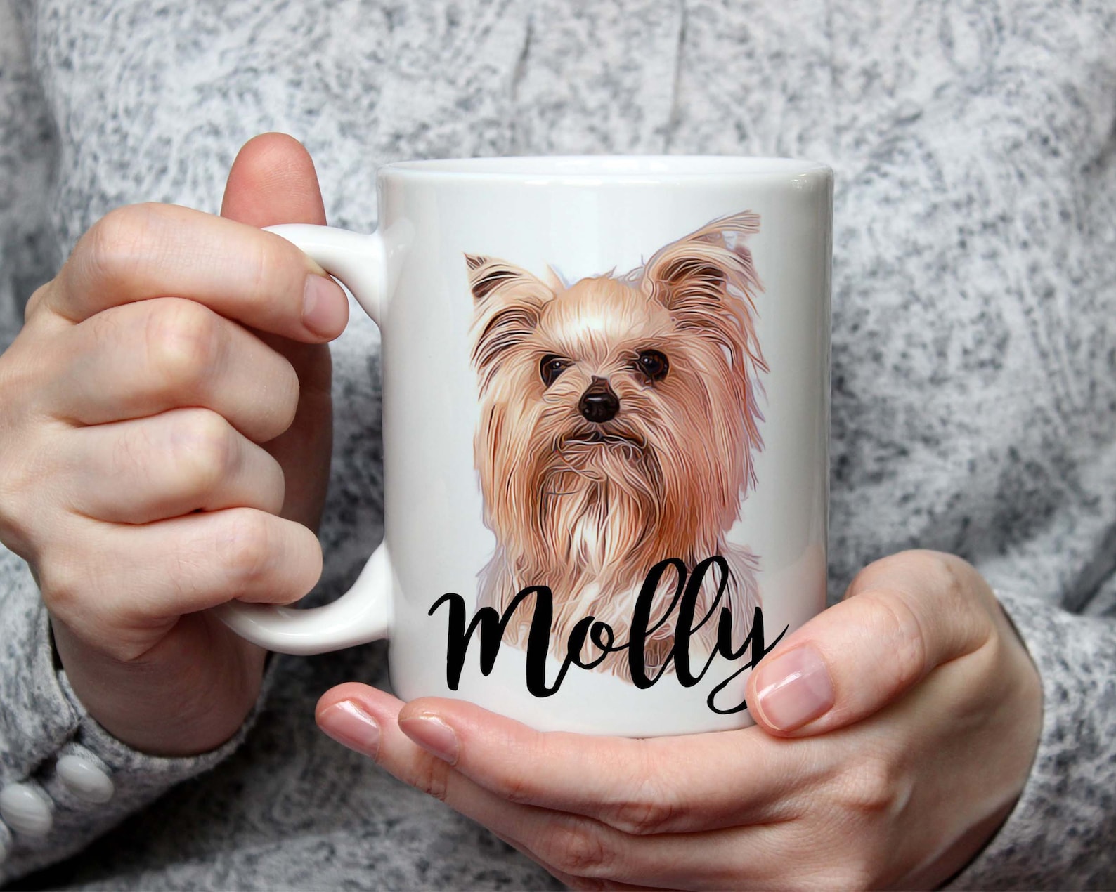 Custom Dog Mug Personalized Dog Coffee Cup Dog Face Mug Etsy