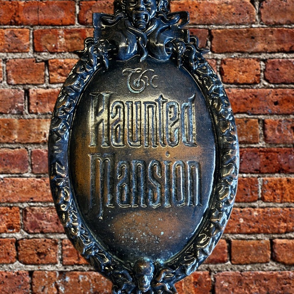 Haunted Mansion sign