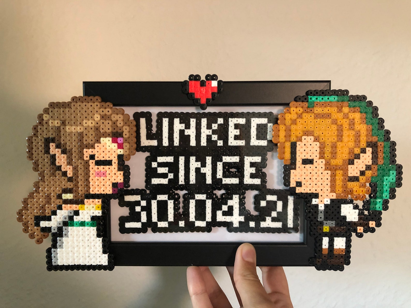 Personalizado Zelda & Link Pareja Marco de imagen Elementos Etsy