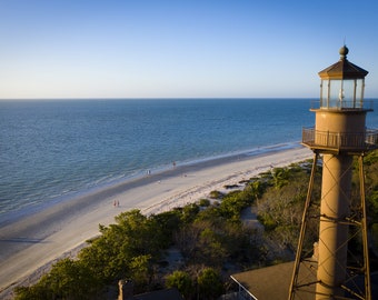 Sanibel Island Lighthouse, Florida, Light House, Drone, Aerial Photography