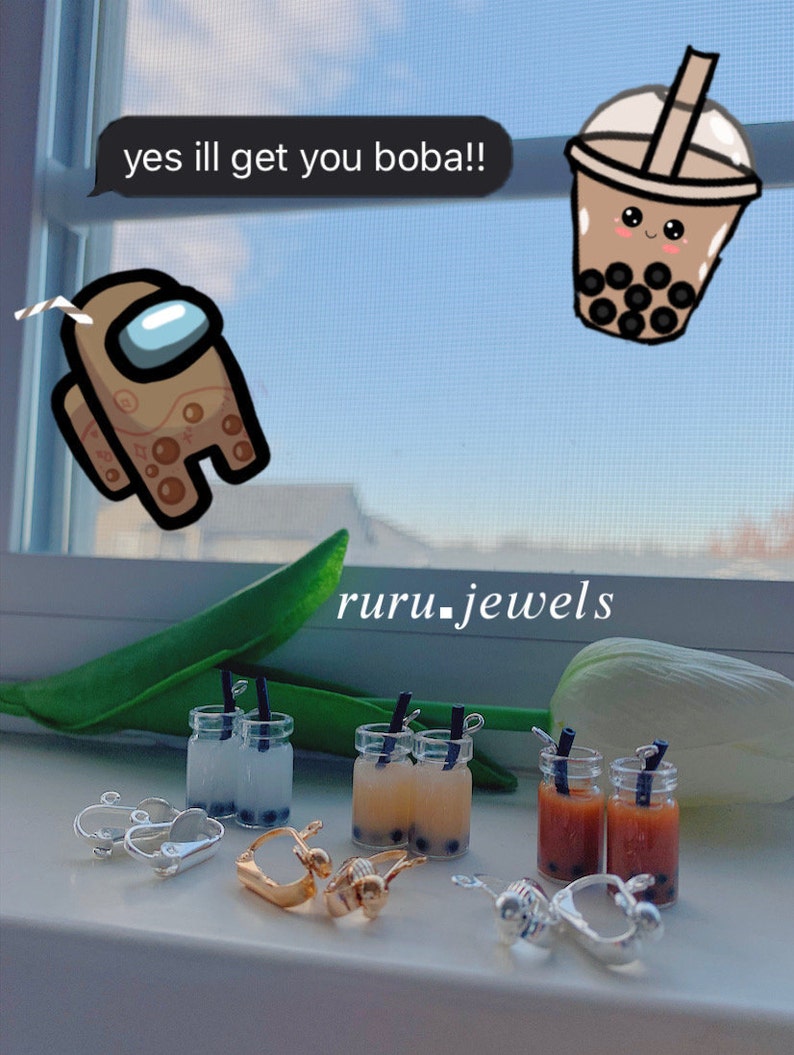 Aesthetic Boba Jewelry