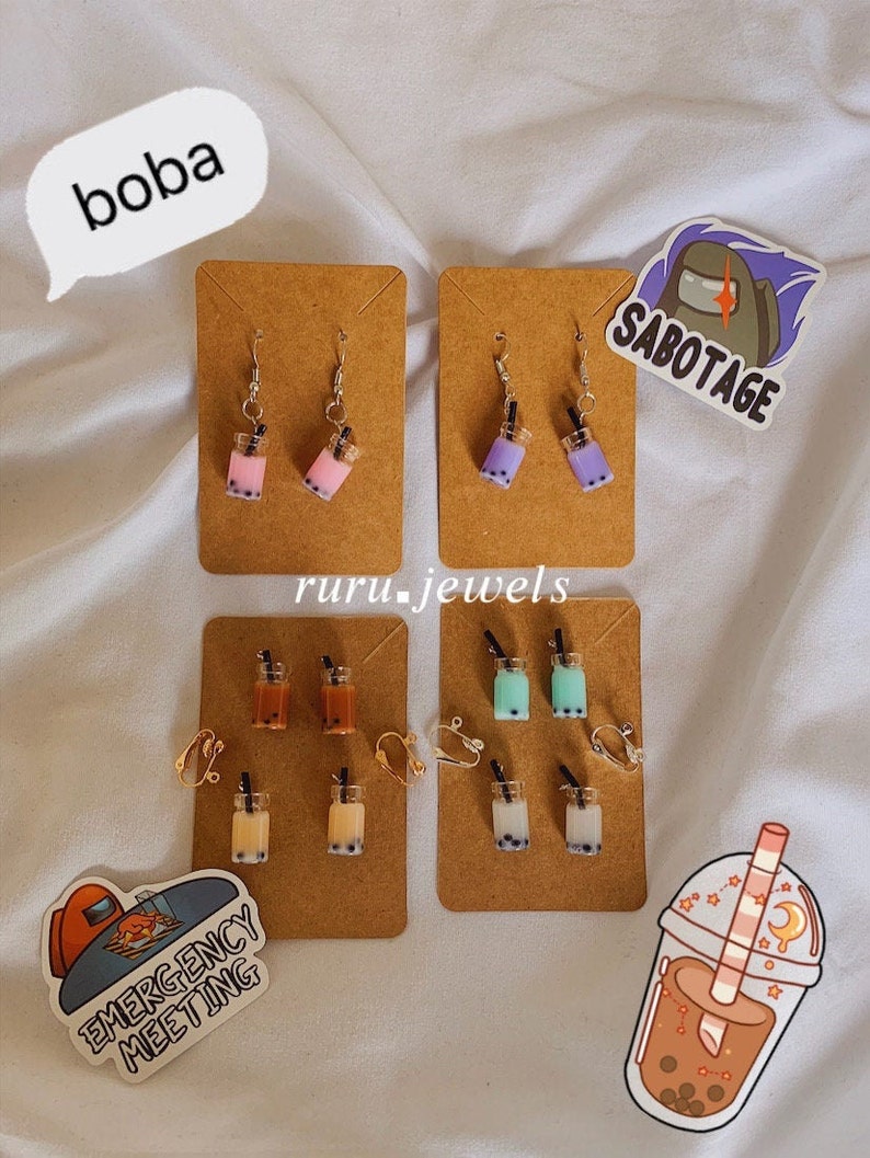 Aesthetic Boba Jewelry