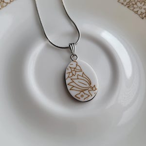 Handmade Broken Woodland Corelle Necklace