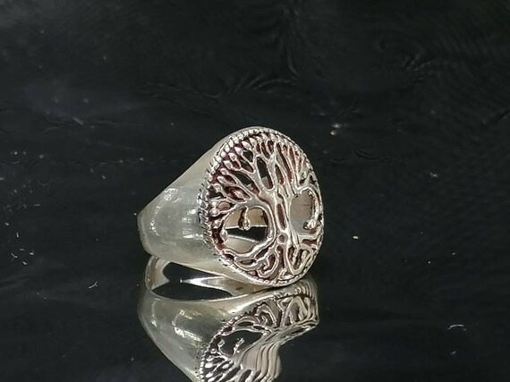 Tree of life ring, tree of life, silver ring, silv
