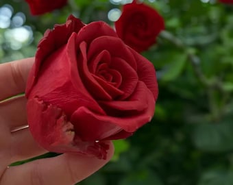 3D-ros silikonform: Handgjord tvåltillverkning