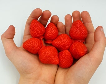 Soap mold, silicone soap molds , strawberry mold