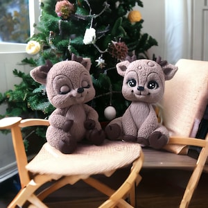 3D Deer Silicone Mold: Handmade Soap & Candle Making