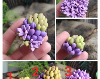 Moule en silicone fleur de jacinthe, moule de seringa, moules de jacinthe, farine de moule