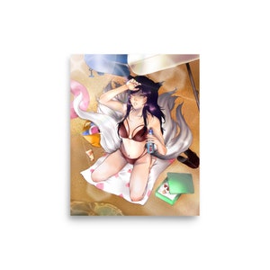 Ahri league of legends print