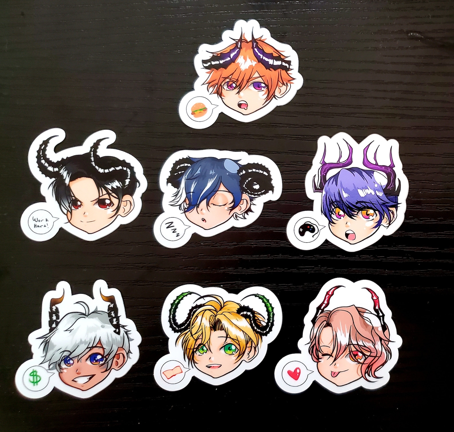 Obey Me Brother's Sticker Pack Etsy UK