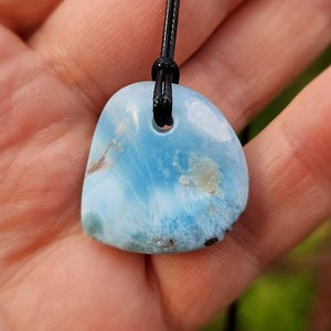 Lovely larimar handmade pendant