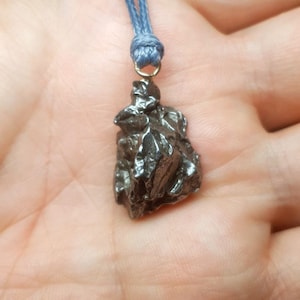 Genuine meteorite pendant from Campo del Cielo, Argentina
