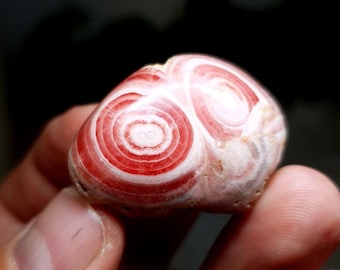 Beautiful Argentinian rhodochrosite stalactite formation specimen 35g