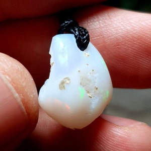 Beautiful Ethiopian Opal Handmade pendant. Welo opal pendant