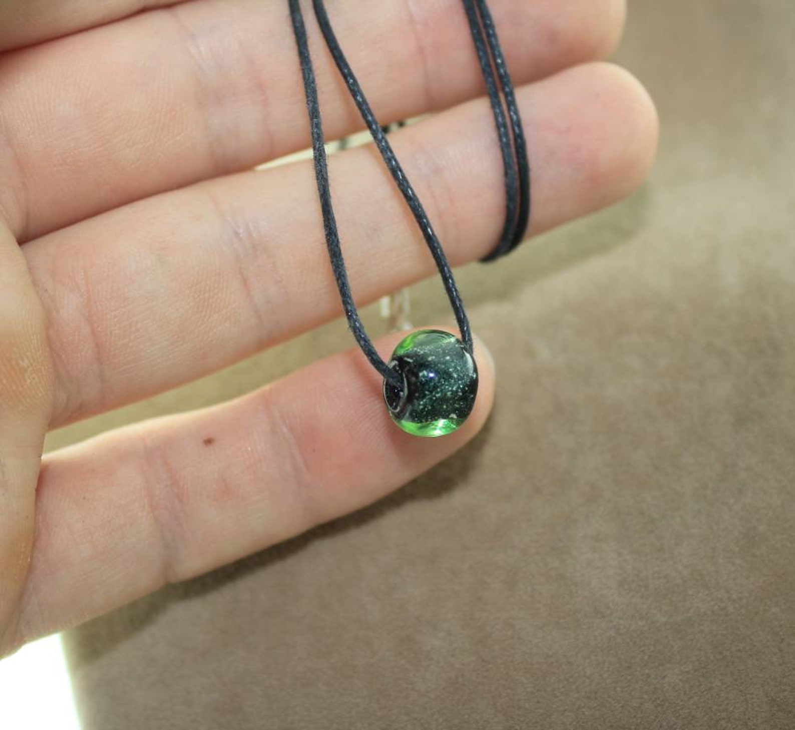 Emerald Green Pendant Green Minimalist Pendant Green Glass Etsy