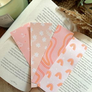 Cute Bookmarks Bookmark Set Bookish Gift Bookish Merch Book Lover Gift Trendy Boho Bookmarks Pink Bookmark Smut Bookmark Reader Gift