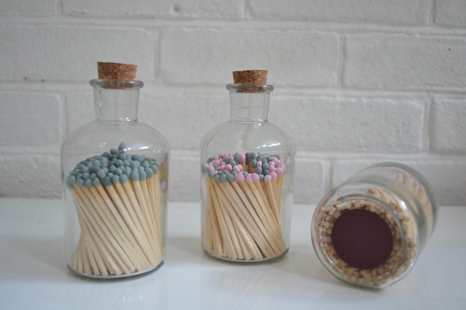 Bottle of Matches Apothecary Jar With Matches Home Decor Etsy UK