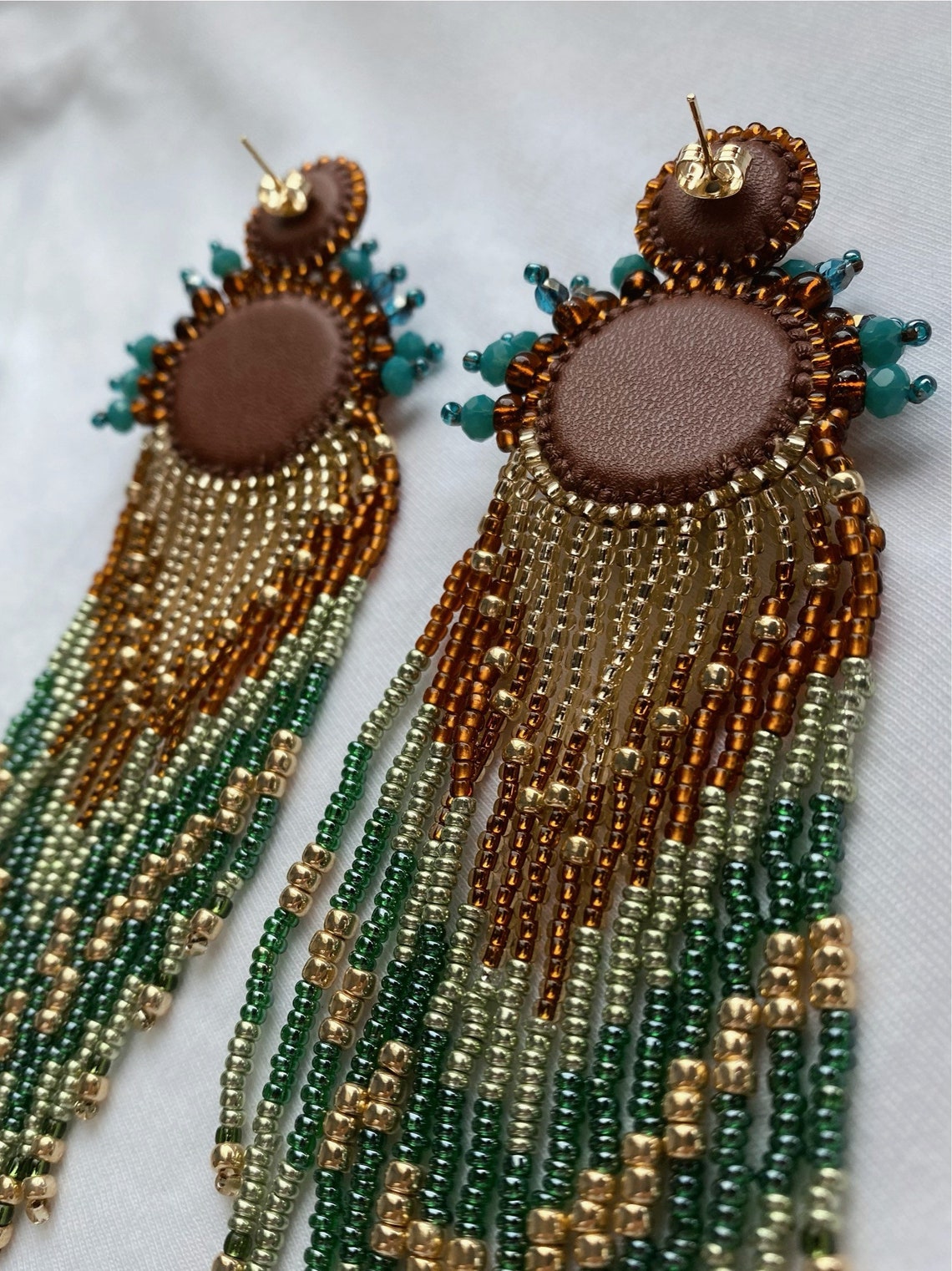 Long Boho Earrings Fringe Earrings Tassel Earrings Bohemian Jewelry ...