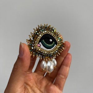 Sea Mystic Eye Brooch