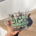 The Broken Heart Mug | glass mug | tea | coffee | mug  | birthday | personalised | gift | Harry Styles | Taylor Swift | Eras tour | TTPD