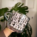 The Forties Era Mug | glass mug | tea | coffee | mug | birthday | personalised | gift | Taylor Swift | Sabrina carpenter | 40 | 40th |