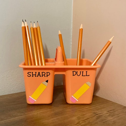 Sharp and Dull Pencil Holders School Pencil Holders Teaching Etsy