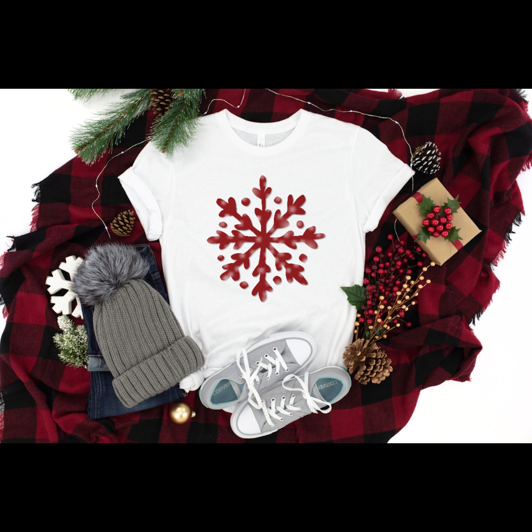 Women's Christmas Shirt, Cute Women's Christmas Shirt, Womens Christmas