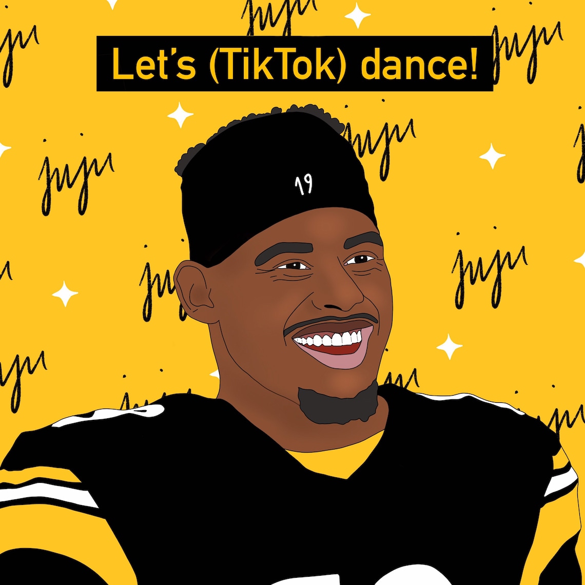 JuJu SmithSchuster Lets TikTok Dance Illustrated Etsy