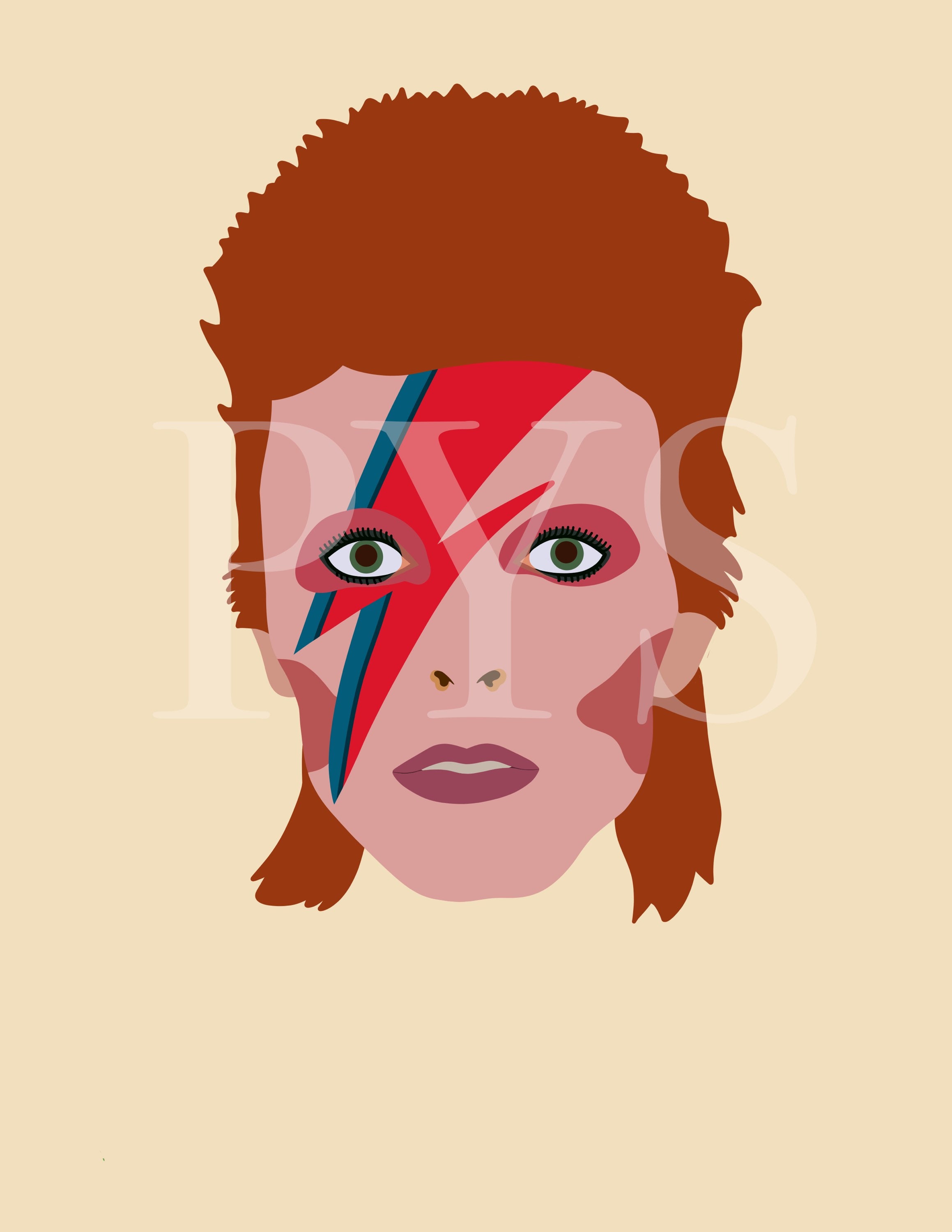 David Bowie Print Etsy