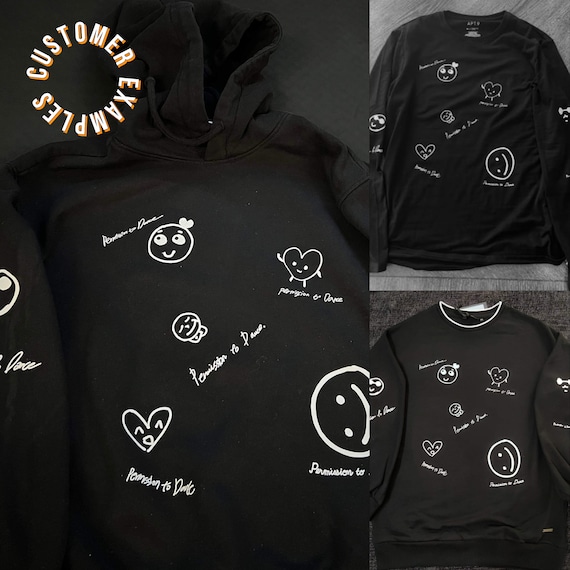 BTS Permission to Dance Doodle Shirt Inspired .PNG Kit - Etsy