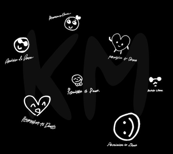 BTS Permission to Dance Doodle Shirt Inspired .PNG Kit - Etsy