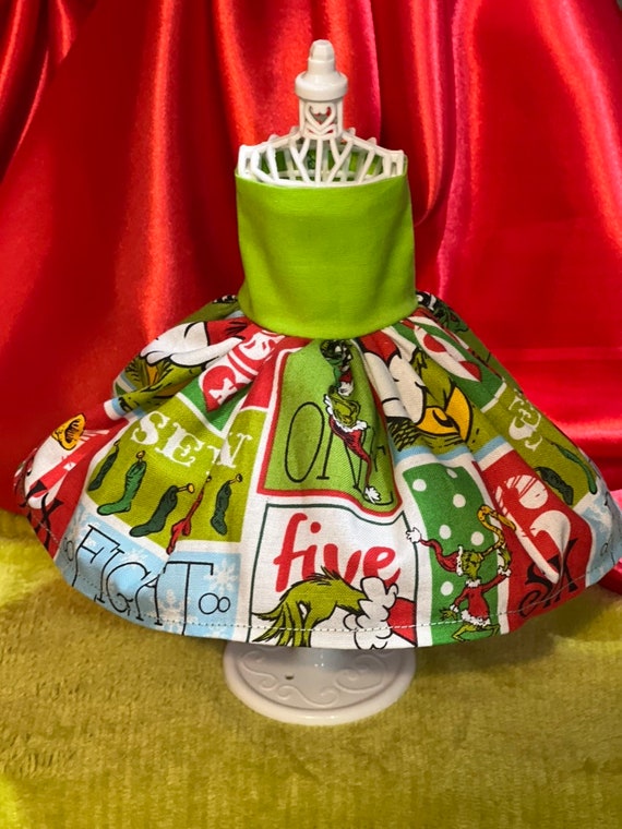 Grinch dress for Elf