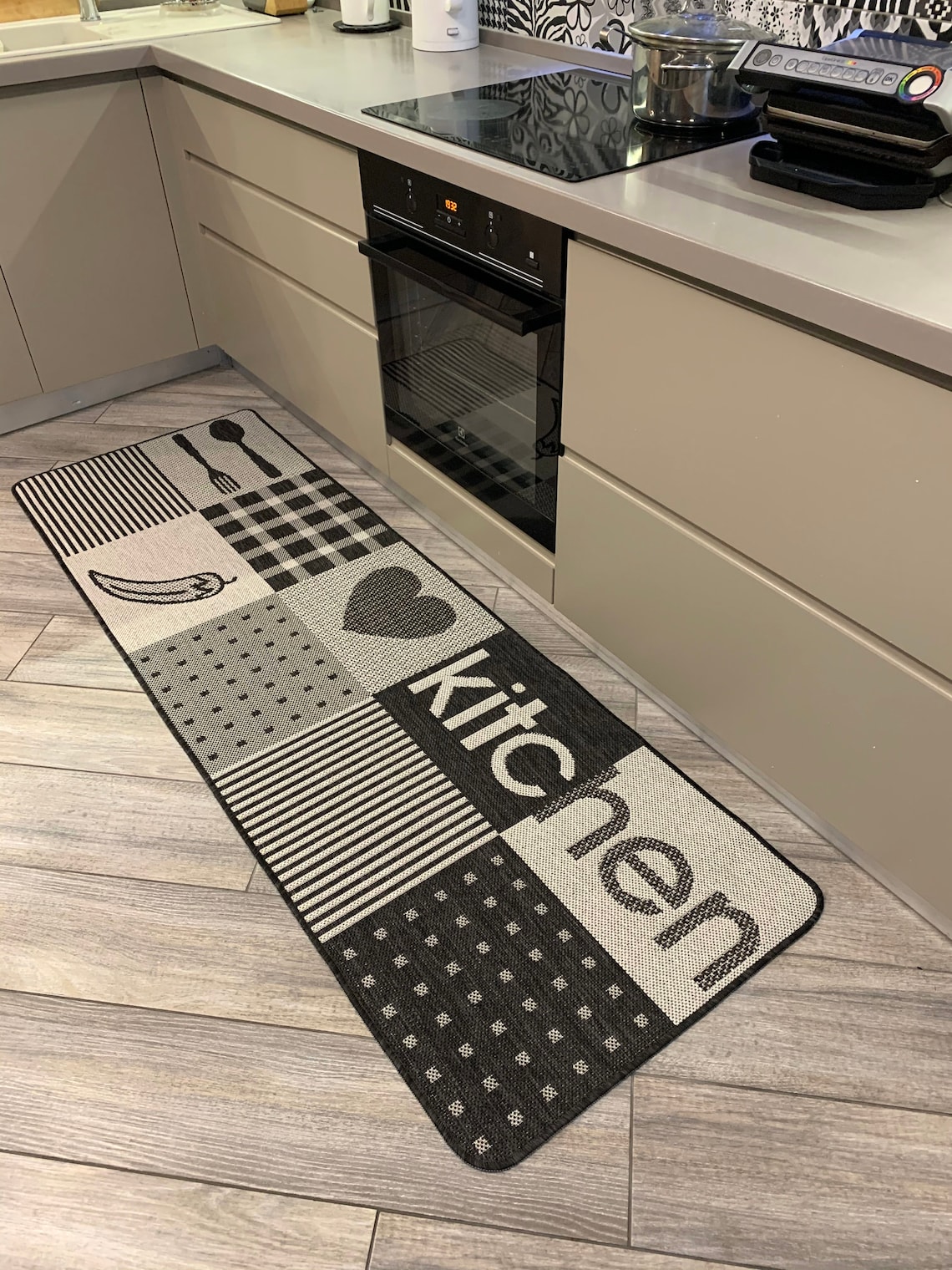 Long kitchen runner rug 2.2x6.5 Kitchen floor rug mat Non Etsy