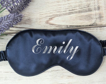 Personalised Sleep Mask Luxury Pure Silk Double-Side Shading EyeShade Sleeping Eye Mask Cover Blindfolds