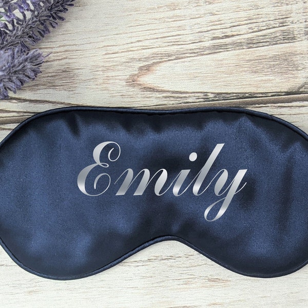 Personalised Sleep Mask Luxury Pure Silk Double-Side Shading EyeShade Sleeping Eye Mask Cover Blindfolds