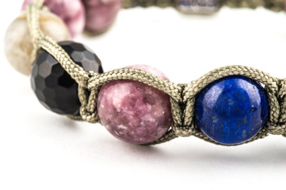 High Vibration Bracelet Reduce Stress Divine Love Crystal Etsy