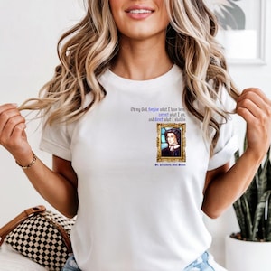 Saint Elizabeth Ann Seton Comfort Colors Tee: Patron Saint, Catholic School